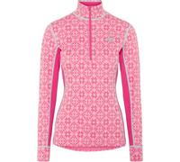 Kari Traa - Rose Half Zip - Sous-vêtement mérinos femme Bright Pink - S