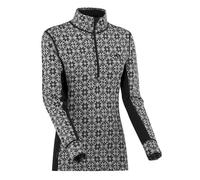 Kari Traa Femme Rose Half Zip Manches Longues, Uni, XL