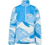 KARI TRAA Rothe Half Zip - Femme - Blanc / Bleu - taille L- modèle 2027