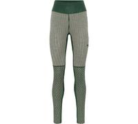 Kari Traa - Legging en laine de mérinos - Smekker High Waist Pants Thyme pour Femme en Laine - Taille S - Vert Vert S