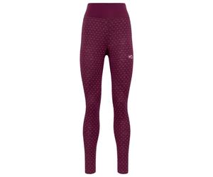 Kari Traa - Vilma High Waist Pants Wine - XS - Sous-vêtement technique