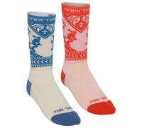 Kari Traa - Women's Puffin Sock 2 Pack - Chaussettes en laine mérinos - EU 40/41 - strong red