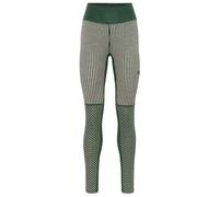 Kari Traa - Legging en laine de mérinos - Smekker High Waist Pants Thyme pour Femme en Laine - Taille L - Vert Vert L
