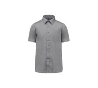 Kariban ACE > Chemise Manches Courtes - Marl Storm Grey, XXL, Homme
