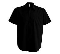 Kariban ACE > Chemise Manches Courtes - Noir, 5XL, Homme