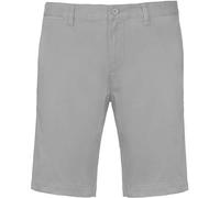 Kariban Bermuda Chino Homme - Fine Grey, 42 FR, Homme