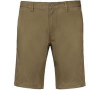 Kariban Bermuda Chino Homme - Light Khaki, 54 FR, Homme