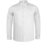 Kariban - Chemise à manches longues et col mandarin - Homme (2XL) (Blanc) - UTPC2540 Blanc