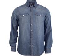 Kariban - Chemise denim décontractée à manches longues - Homme (RW4216)