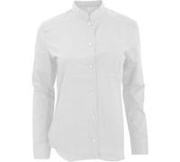 Kariban - Chemisier à col mandarin - Femme (2XL) (Blanc) - UTPC2538 Blanc G