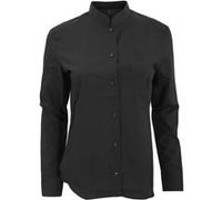Kariban - Chemisier à col mandarin - Femme (2XL) (Vin) - UTPC2538 Vin