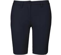 Kariban Chino Bermudas Femme Coton Taille Régulière