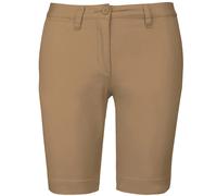 Kariban Chino Bermudas Femme Coton Taille Régulière