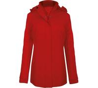 Kariban Damen Parka Jacke RW6082 (S) (Rot)