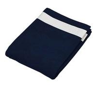 Kariban - Drap de plage coton - K118 - bleu marine - couleur:Bleu marine Bleu G