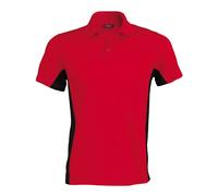 Kariban Drapeaux Hommes Manche courte Bicolore Chemise polo -T-shirt décontracté