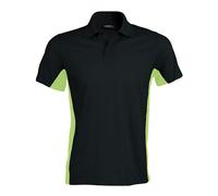 Kariban Drapeaux Hommes Manche courte Bicolore Chemise polo -T-shirt décontracté