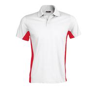 Kariban Drapeaux Hommes Manche courte Bicolore Chemise polo -T-shirt décontracté