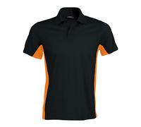 Kariban Drapeaux Hommes Manche courte Bicolore Chemise polo -T-shirt décontracté