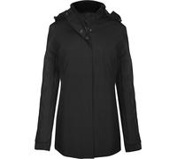 Kariban Femme Parka Veste à capuche PC2665 (L) (Noir)