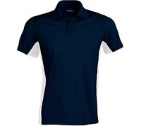 Kariban Flag > Polo Bicolore Manches Courtes - Navy/White, XXL, Unisexe