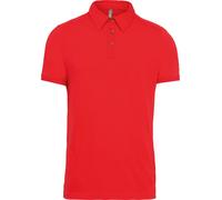 Kariban Jersey Tricoter Polo Chemise - Pour Des Hommes Court À manches Collier T
