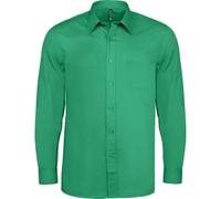 Kariban JOFREY > Chemise Manches Longues - Kelly Green, 4XL, Homme