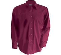 Kariban JOFREY > Chemise Manches Longues - Wine, 4XL, Homme