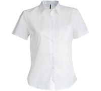 Kariban Judith > Chemise Manches Courtes Femme - Blanc, L, Femme