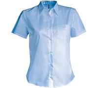Kariban Judith > Chemise Manches Courtes Femme - Bright Sky, L, Femme
