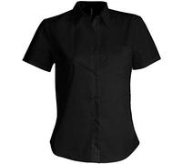 Kariban Judith > Chemise Manches Courtes Femme - Noir, S, Femme