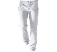 Kariban Pantalon Jogging Unisexe - Blanc, L, Homme