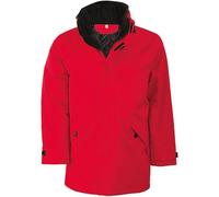 Kariban Parka Doublure MATELASSÉE - Rouge, 3XL, Homme