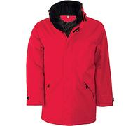 Kariban Parka Doublure MATELASSÉE - Rouge, XXL, Homme