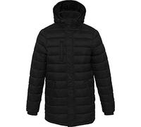 Kariban Parka Doudoune légère à Capuche Homme - Noir, L, Homme