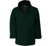 Kariban - Parka - Homme (L) (Vert forêt/Noir) - UTRW731 Vert Forêt/Noir, Vert forêt/Noir