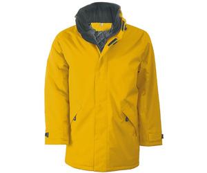 Kariban Parka Performance pour homme, Jaune/gris foncé, M