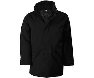 Kariban Parka rembourrée pour homme, Noir, M