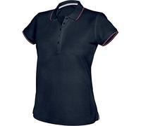 Kariban - Polo à Manches Courtes - Femme (S) (Bleu Marine)