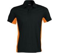Kariban - Polo à manches courtes - Homme (M) (Noir/Orange) - UTRW704 Noir/Orange, Noir/Orange