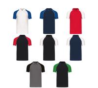 Kariban polo contrasté de baseball pour hommes (k226) - t-shirt sport décontract