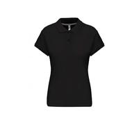 Polo femme manches courtes Kariban Noir S