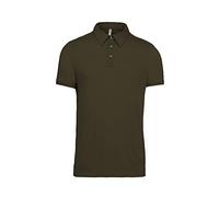 Kariban Polo Jersey Manches Courtes Homme - Light Khaki, XXL, Homme