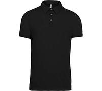 Kariban Polo Jersey Manches Courtes Homme - Noir, XXL, Homme