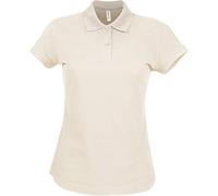 Kariban Polo Manches Courtes Femme - Light Sand, 3XL, Femme