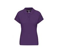 Kariban Polo Manches Courtes Femme - Violet, M, Femme