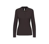 Kariban Polo Manches Longues Femme - Dark Grey, L, Femme