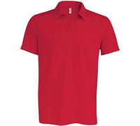 Kariban Proact Mens Performance Polo Shirt Red