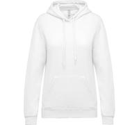Kariban Sweat-Shirt Capuche Femme - Blanc, S, Femme