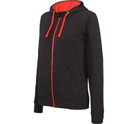 Kariban Sweat-Shirt zippé Capuche contrastée Femme